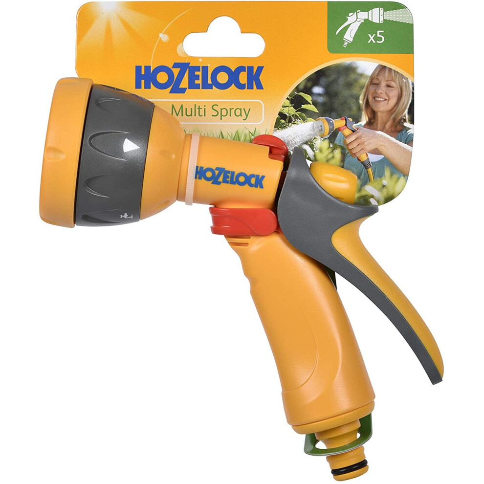 Hozelock Spray Gun Lawn Garden Watering Hose Spray Nozzle Multi-Sprayer