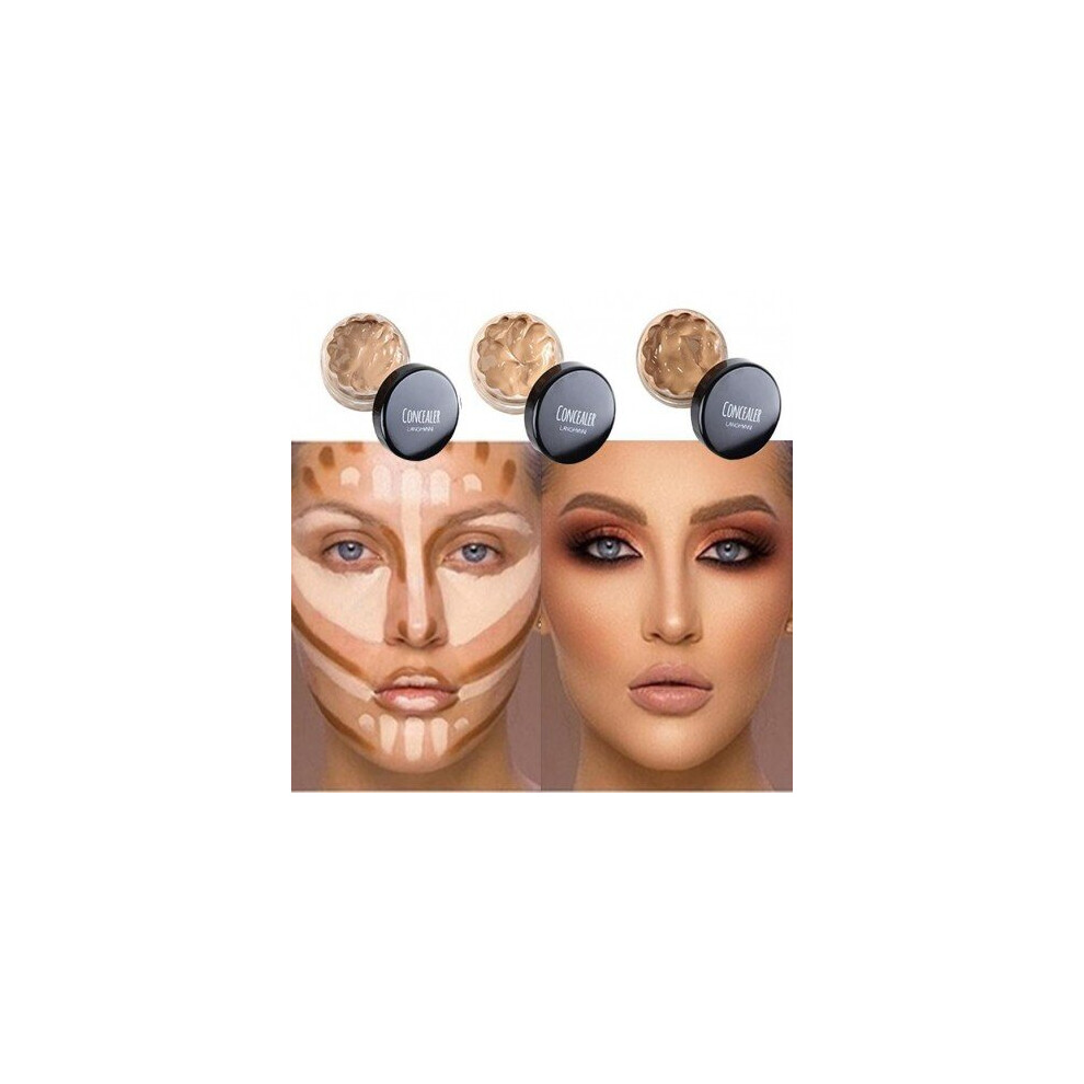 (01) Eye Concealer Cream Contour Eye Primer Make Up Base Long Lasting Moisturizer 12 Colors Natural Eyes Brighten Cosmetic Makeup-image-OPC-P652YQK-NEW