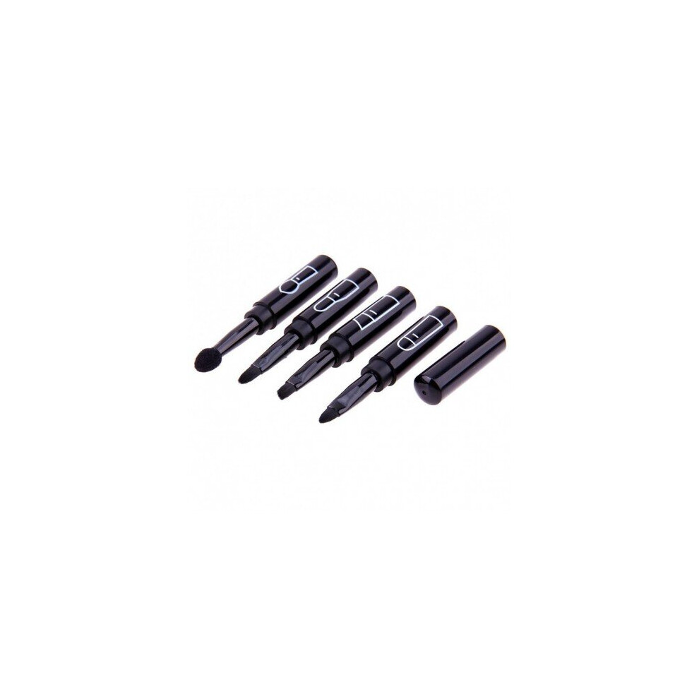 Blowuponline5 4 In 1 Portable Retractable Makeup Brush Lipbrush Eyelash Eyeliner Eyeshadow Eyebrow Brush Travel Make Up Brushes Maquiagem