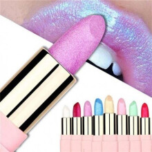 (06) 8 Colors Shimmer Lipstick Easy to Wear Lips Makeup Long Lasting Gold Pink Lip Stick Metallic Mate Shiny Make Up Lipsticks