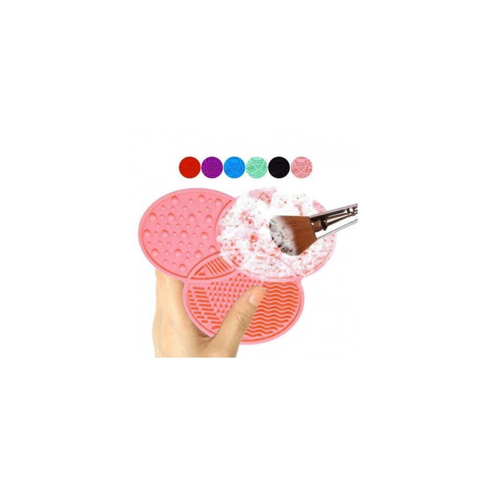 Blowuponline5 1Pc Silicone Brush Cleaner Cosmetic Make Up Washing Brush Gel Cleaning Mat Foundation Makeup Brush Cleaner Pad Board