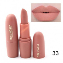 (47) MISS ROSE Makeup Brand Matte Lipstick Long Lasting Nude Matt Red Velvet Lip Stick Batom Waterproof Lips Make Up