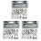 SOL 600pk Self Adhesive Googly Eyes | 3 x 200pk Large and Small Sticky Eyes 3