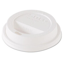 Solo Cup Company TL38R2 Traveler Dome Hot Cup Lid, White - Fits 8 oz.