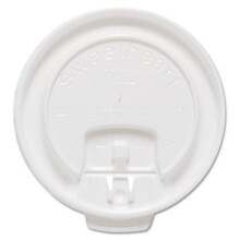Solo Cup Company DLX10R Liftback & Lock Tab Cup Lids for Foam Cups  Fits 10 oz Trophy Cups  WE  2000-CT