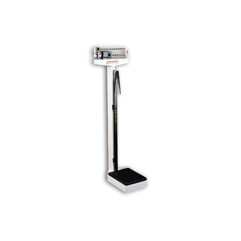 Cardinal Scale Manufacturing Company Cardinal Scale-Detecto 2391 10.5 In. X 14.5 In. Platform Eye Level Physician Scale 180 Kg X 100 G With Height Rod