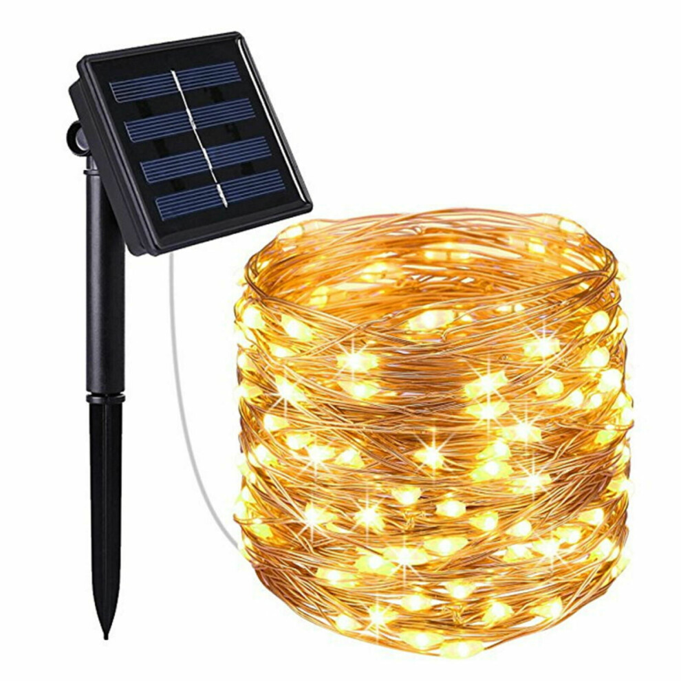 (20m, Warm White) Eranpo Solar Powered Fairy Lights