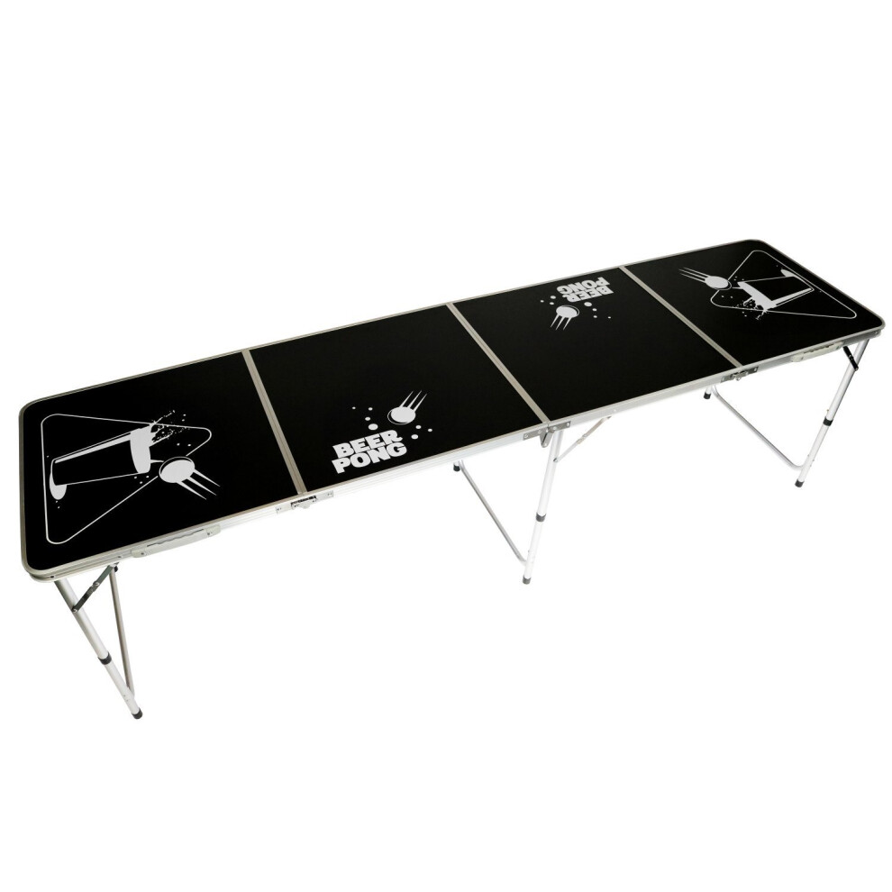 Oypla Official Size 8 Foot Folding Beer Pong Table BBQ Drinking Party