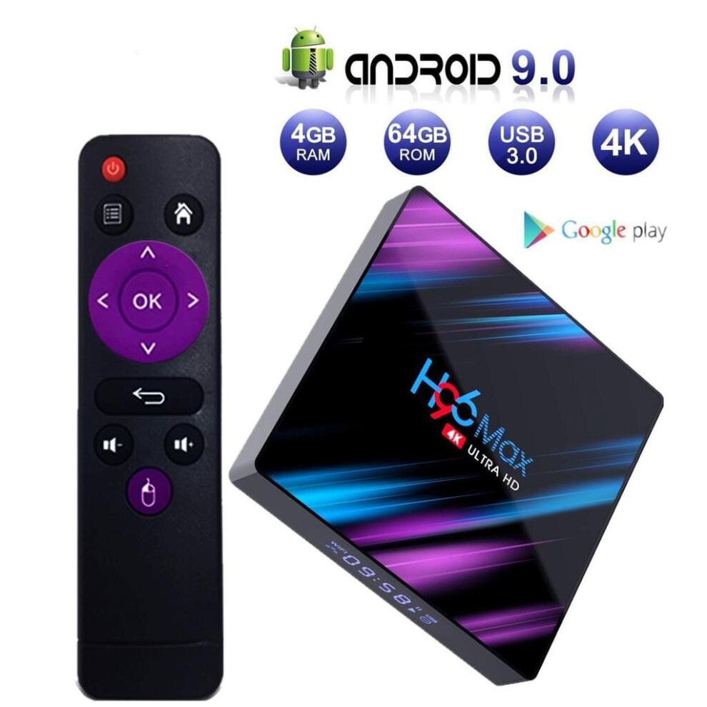 H96 Max Android 9.0 Tv Box 4 Gb 64 Gb Android Box 3628840047183