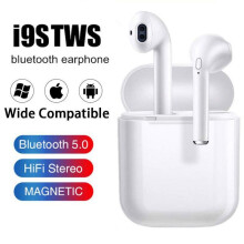White I9s Tws Wireless Bluetooth Headset HIFI Stereo Sports Headset