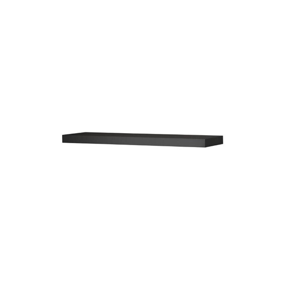 Photos - Other for Repair Amore Designs GRD1048BK Wood Shelving Grande Black Straight Shelf, 48 in. Black GRD1048BK