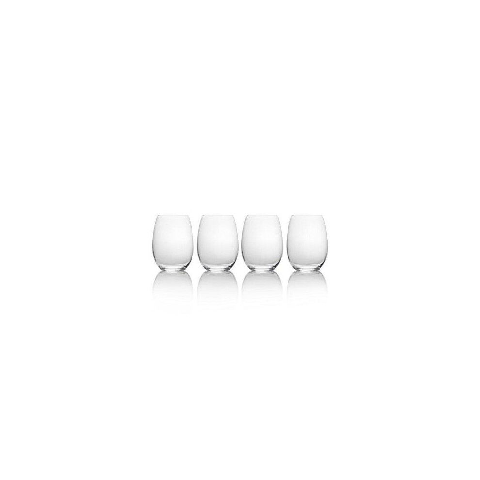 Mikasa Julie Set Of 4 19.75Oz Stemless Wine Glasses