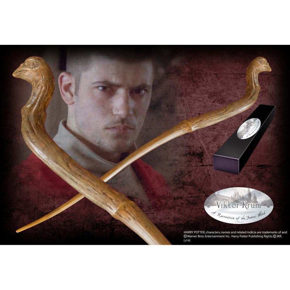 Noble Collection Viktor Krum Character Wand Prop Replica From Harry Potter - Noble... 30Cm