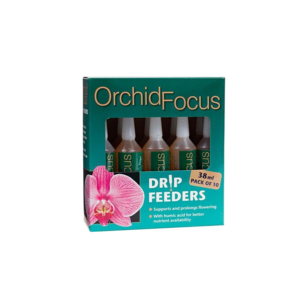 Growth Technology Orchid Focus Drip Feeders 38ml, Pack of 10 (1)