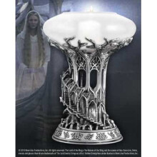 Kerzenhalter - NOBLE COLLECTION - Der Herr der Ringe - 25 cm - Harz und Glas - Innen