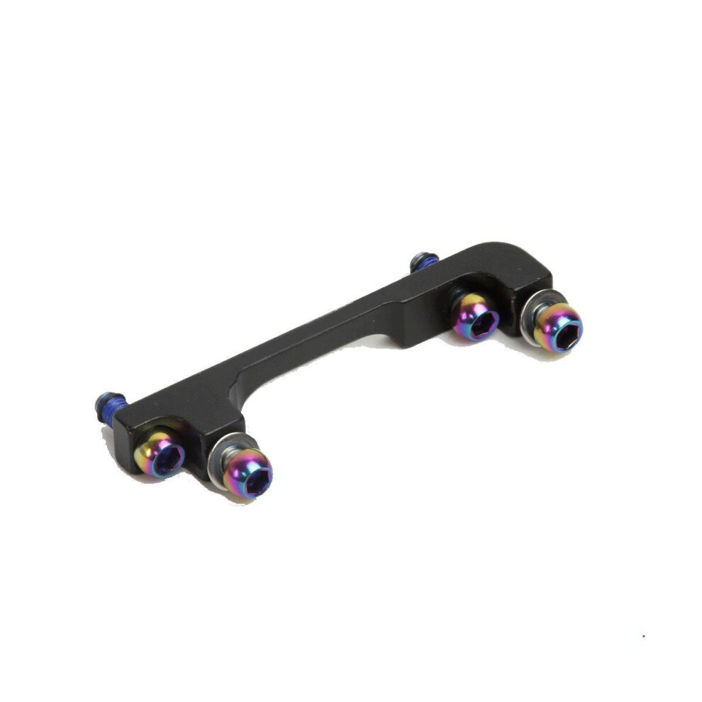 Sram Post Bracket Front 200 / Rear 180 With Bracket & Stainless Rainbow Bolts Standard Mount