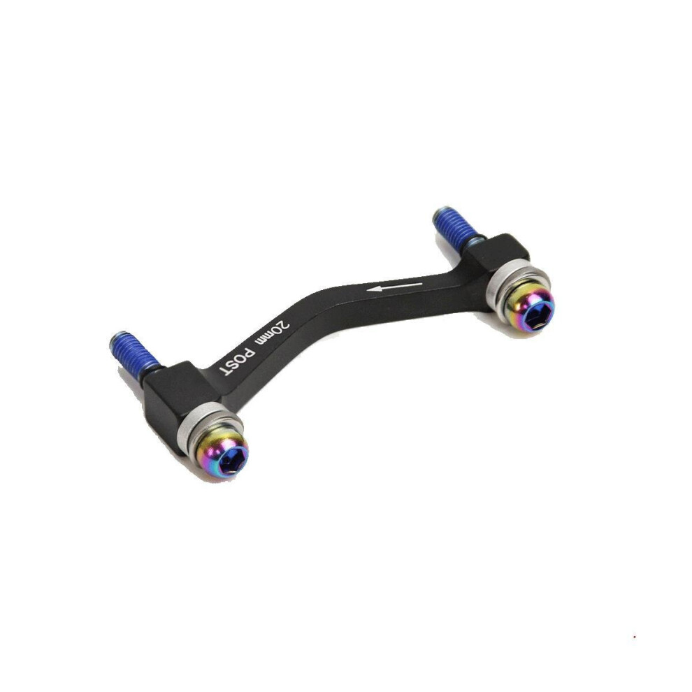 Sram Post Bracket Front 180 / Rear 160 With Bracket & Stainless Rainbow Bolts Standard Mount