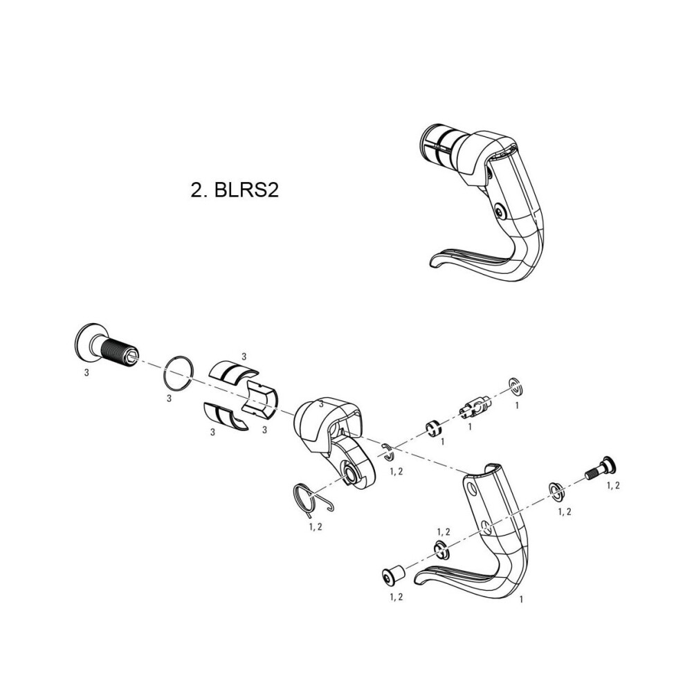 SRAM Brake Lever Hardware Kit TT TT500, TT900 - 1 QTY
