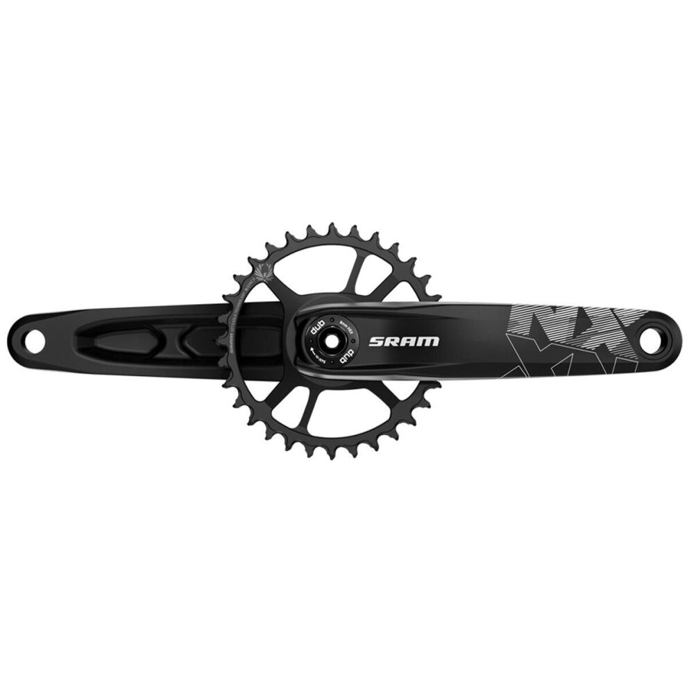 (175 MM, Black) SRAM Crank NX Eagle Dub 12S W Direct Mount 32T XSync 2 Steel Chainring