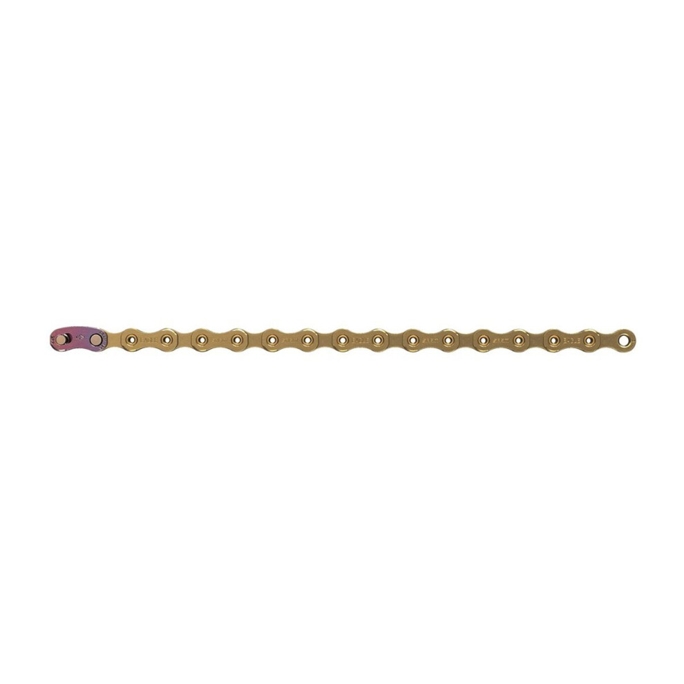 Sram (12 Speed, ) Chain Pc Xx1 Eagle Hollowpin 126 Links Powerlock Gold
