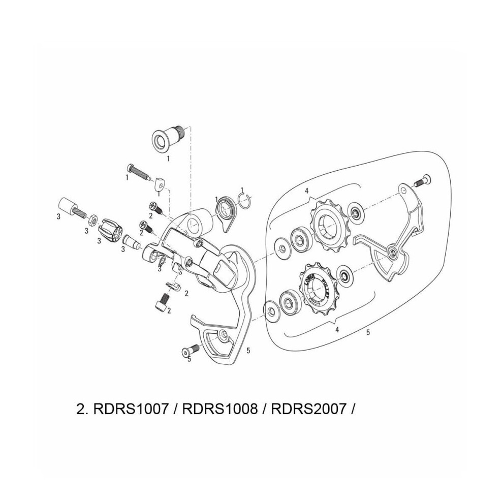 SRAM Rear Derailleur Cable Anchor / Limit Screw Rival