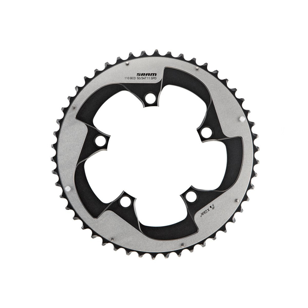 Sram Chain Ring Rival22 X-Glide R 50T Yaw 11 Speed S3 Hidden/Non-Hidden Bolt 110