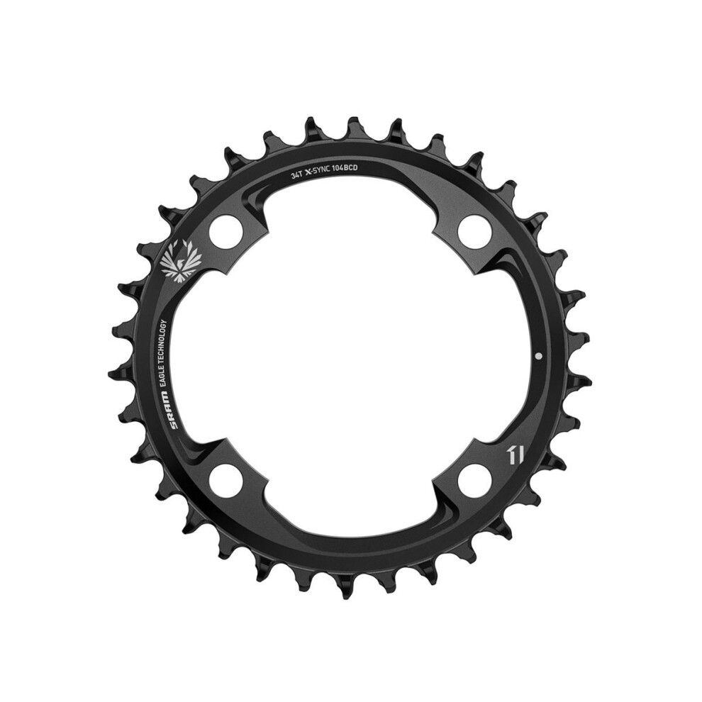 Sram (34T, ) Chain Ring X-Sync 2 104 Bcd Alum 12 Speed Black