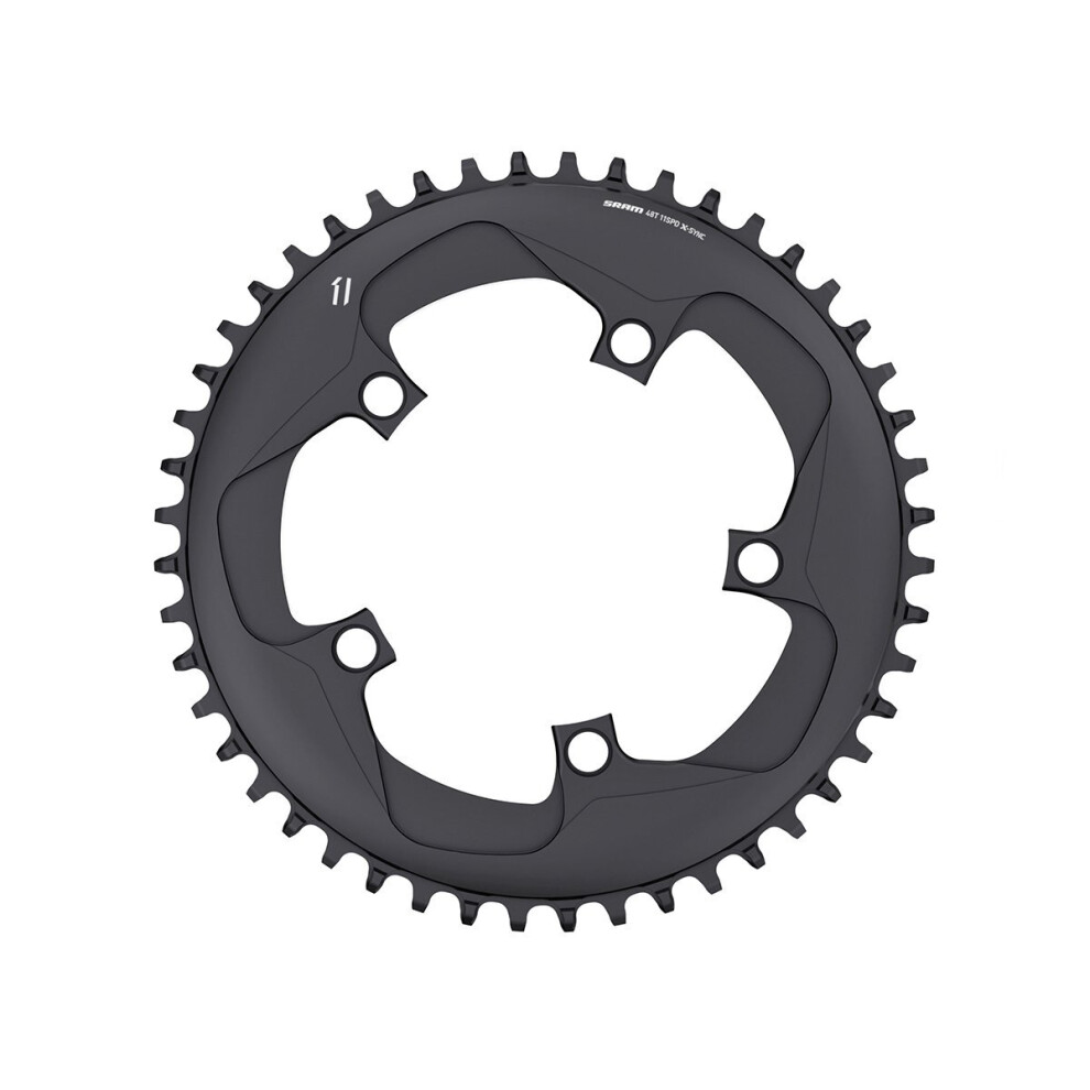 Sram (48T, ) Chain Ring X-Sync 110 Alum Bb30 Or Gxp 11 Speed Black