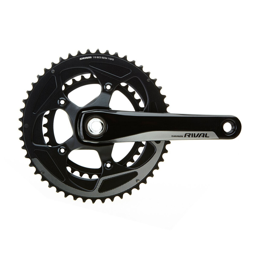 (170 MM - 50-34T, One Colour) SRAM Rival22 Crank Set GXP Yaw GXP Cups Not Included 11 Speed