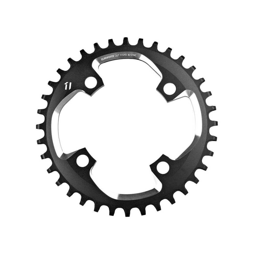 Sram (40T, ) Chain Ring X-Sync 11 Speed Apex1 Asy Mmetric 110 Bcd Alum Bb30 Or Gxp Black