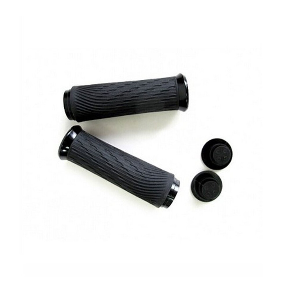 Sram Locking Grips For Grip Shift Full Length 122Mm With Clamps & End Plug