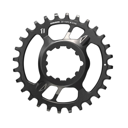 SRAM (34T, Black) SRAM Chain Ring X-Sync 2 Steel Direct Mount 6 MM Offset Eagle