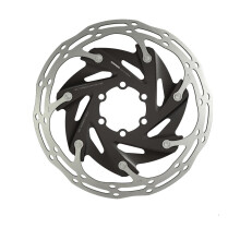 (140 MM, Black) SRAM Rotor Centerline X Road With Stainless Steel Rounded - 2 Piece