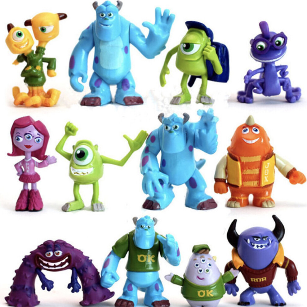 12pcs Monsters, Inc Figure Toy Kids Gift