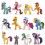 12pcs Little Horse Pony φιγούρα παιχνίδι για τα κορίτσια Συλλογή δώρο 1
