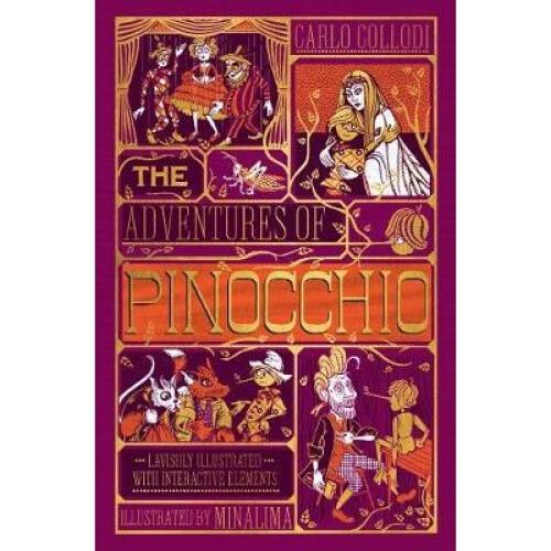 The Adventures of Pinocchio [Ilustrated with Interactive Elements] - Book