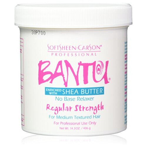 Cantu Bantu Shea Butter No Base Relaxer Regular Strength 14.3 Oz