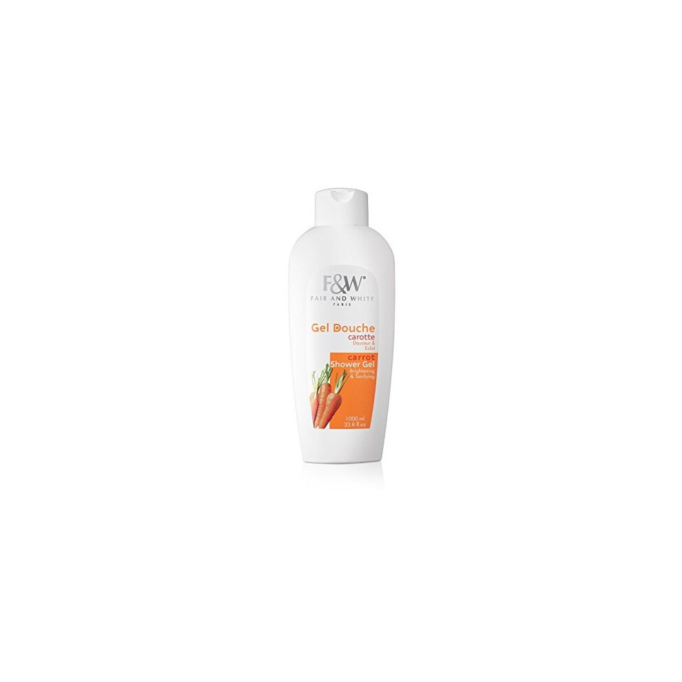 Fair Original Carrot Brightening Tonifying Shower Gel - 1000 Ml (33.8 Fl Oz) White