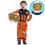 Spooktacular Creations Astronaut Orange Costume with Helmet Medium 1