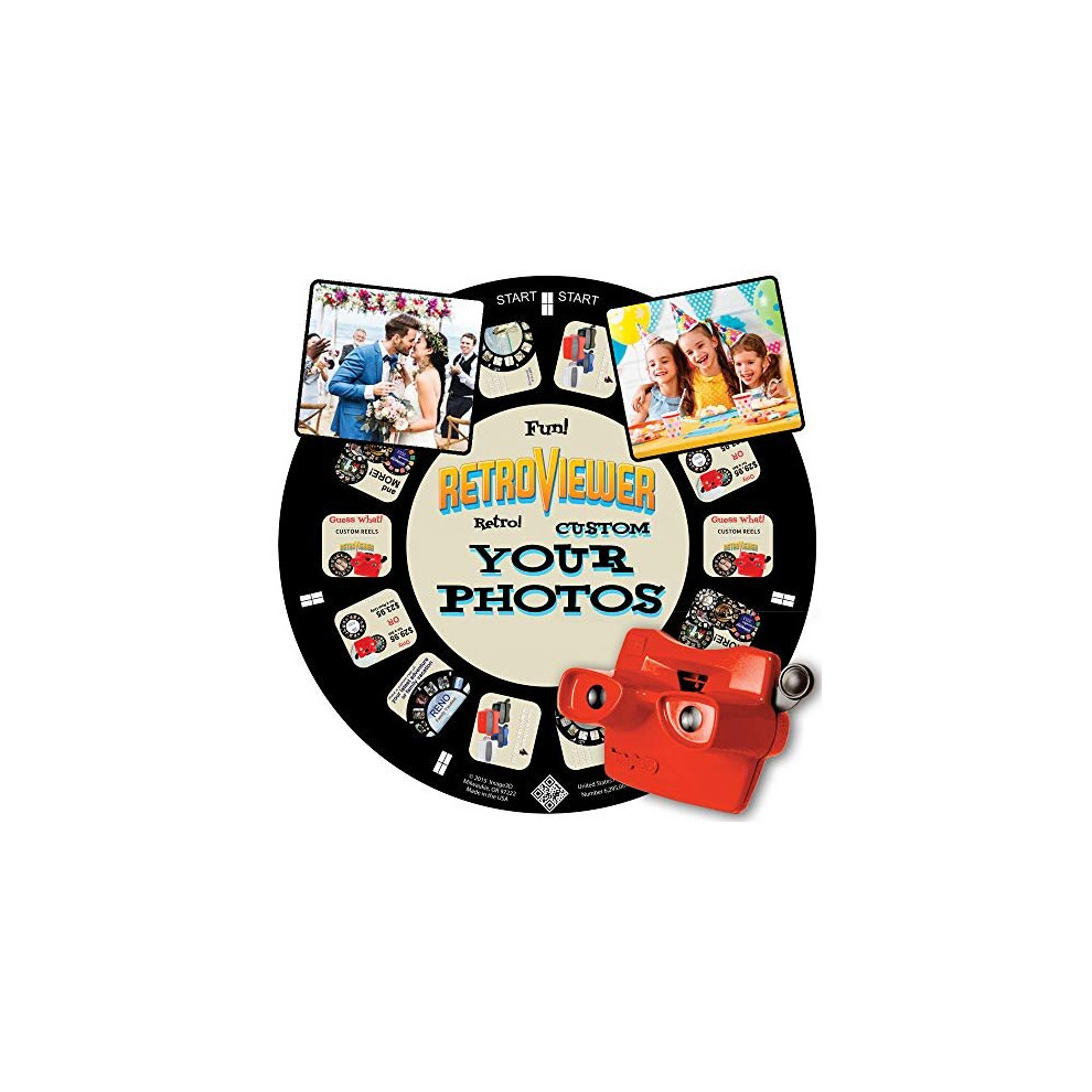 IMAGE3D Custom Viewfinder Reel Plus Retroviewer F R Kinder Und Erwachsene, Klassisches Spielzeug, Diabetrachter, Retro, Vintage, Funktioniert M-image