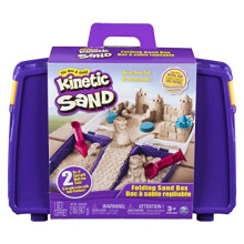 Kinetic Sand Folding Sand Box with 2 Pounds of Kinetic Sand