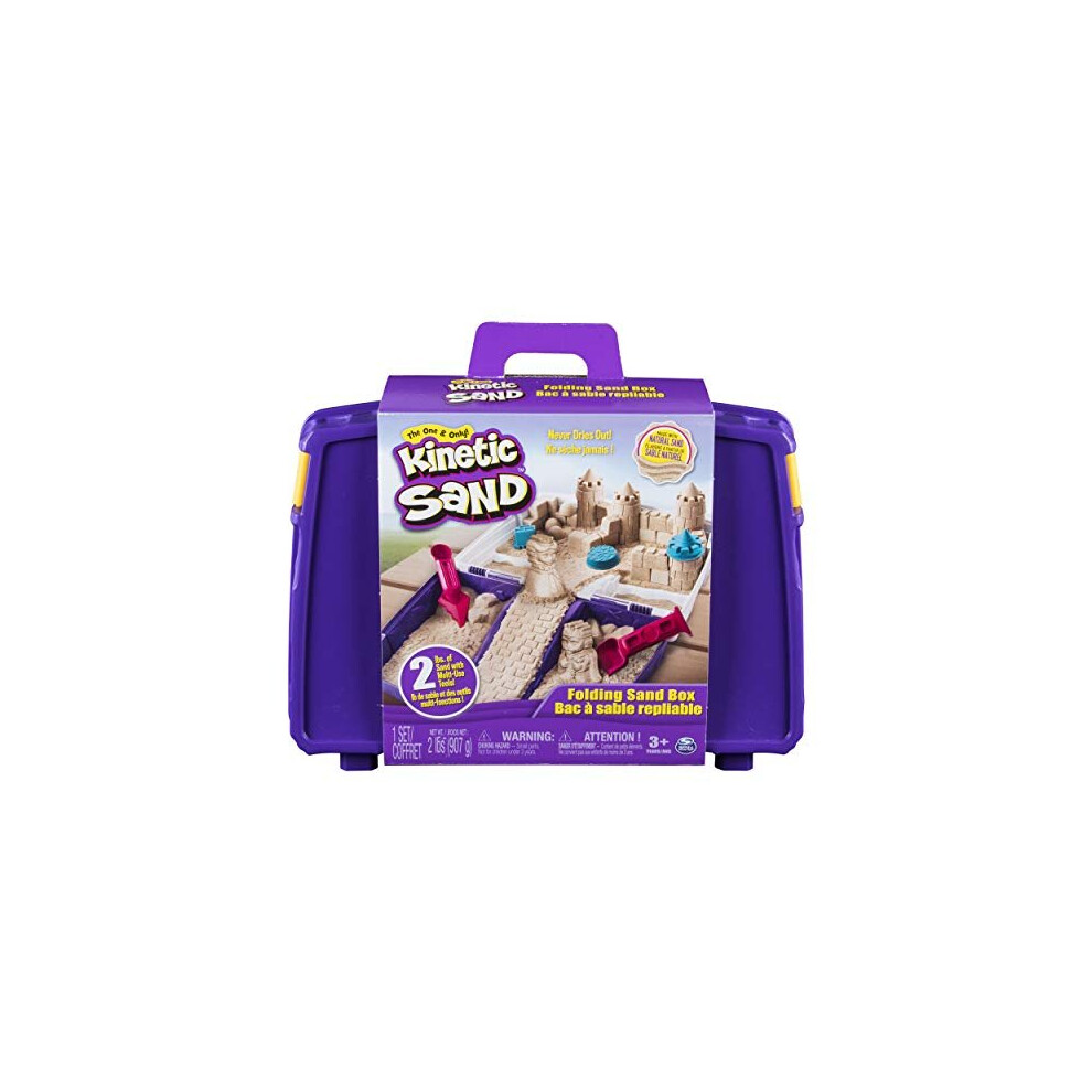 Kinetic Sand Folding Sand Box With 2 Pounds Of