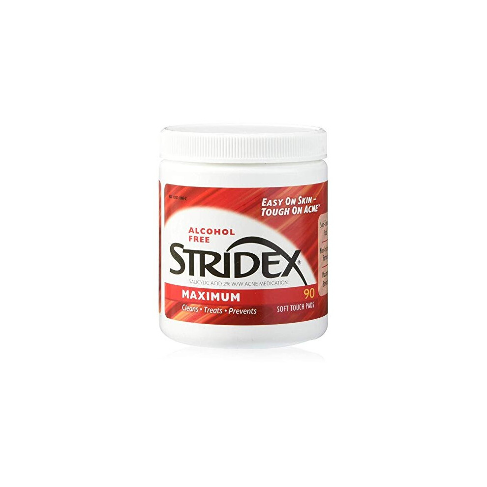 Stridex Daily Care Acne Pads With Salicylic Acid, Maximum Strength - 90 Count