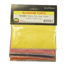 JTT Scenery Products Blossom Flower Turf, mehrere Farben, grob