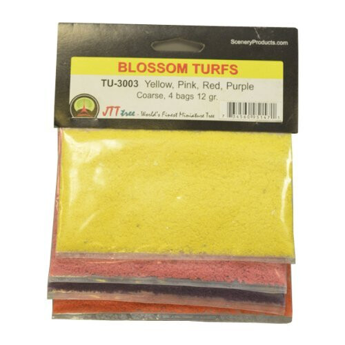 JTT Scenery Products Χλοοτάπητας Λουλουδιών, Πολλαπλά Χρώματα, Χονδρός