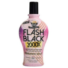 European Gold Flash Black 2000X Indoor Tanlotion met Tijdseffect DHA Bronzers, 12 Ounce