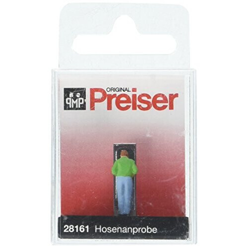 Preiser 28161 Man Trying On Pants w/Mirror HO Model Figure