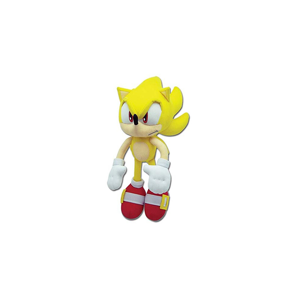 Sonic The Hedgehog great Eastern gE 8958 Plush Super Sonic 12