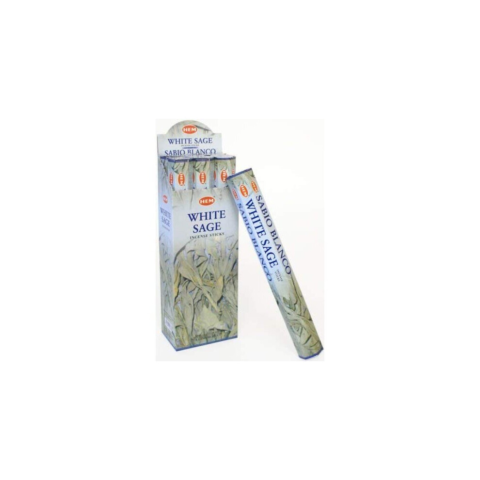 Hem White Sage 100 Incense Sticks 5 packs of 20 sticks