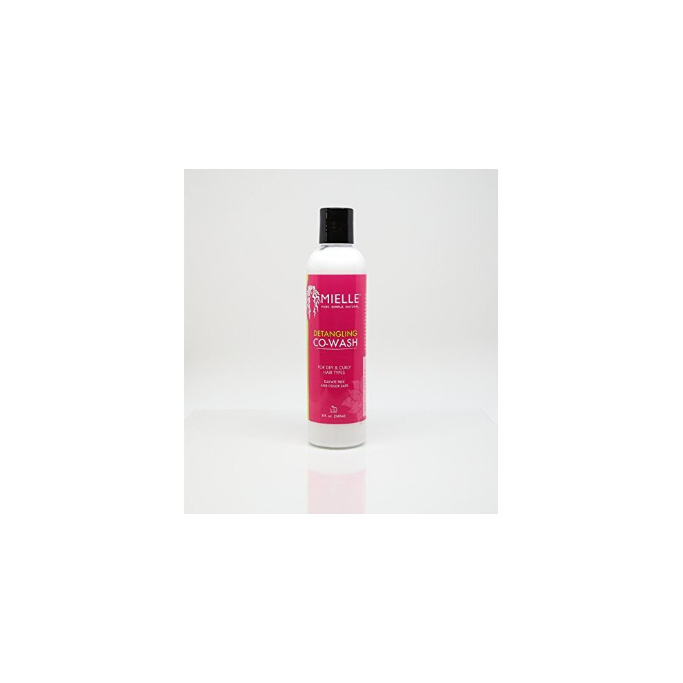 Mielle Organics Detangling Co-Wash, Sulfate Free and Color Safe, 8 Ounces